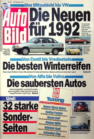 Deckblatt Auto Bild (48/1991)